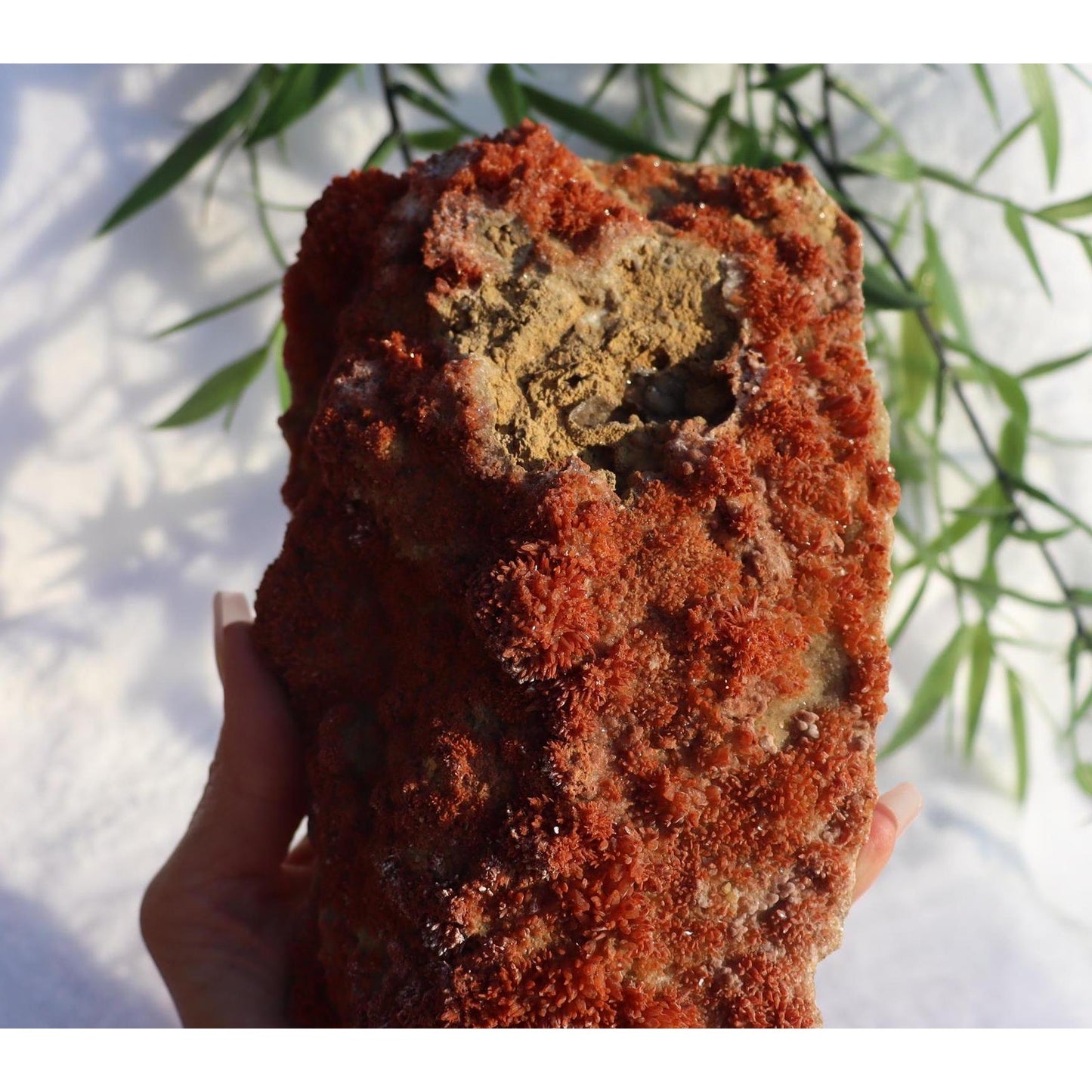 Large Red Calcite Specimen