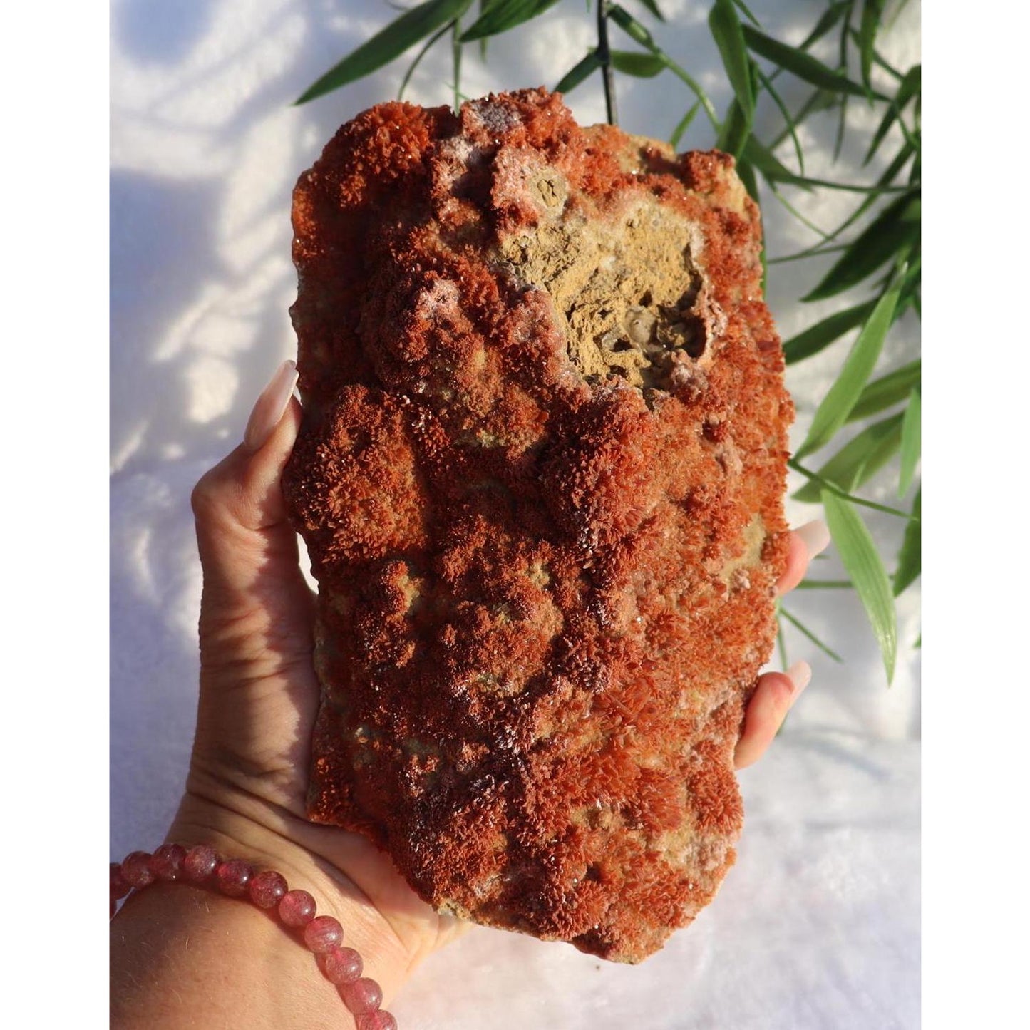 Large Red Calcite Specimen