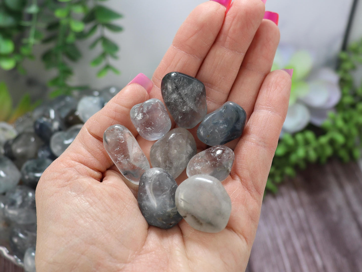 Blue Tara Nightshade Quartz Tumbled Stones