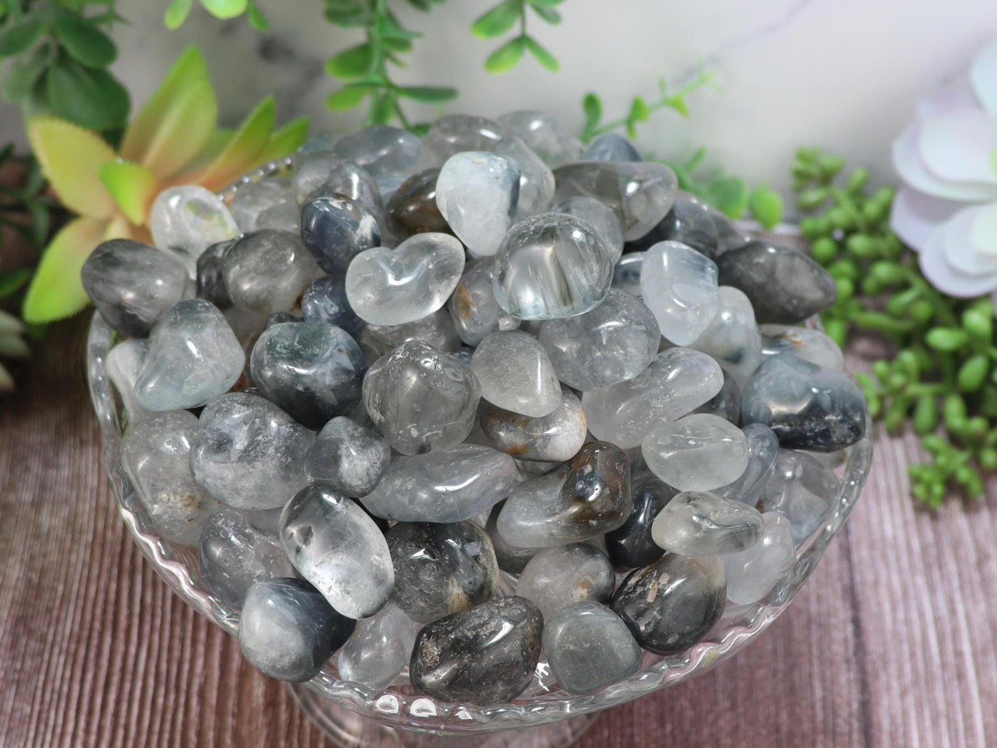 Blue Tara Nightshade Quartz Tumbled Stones
