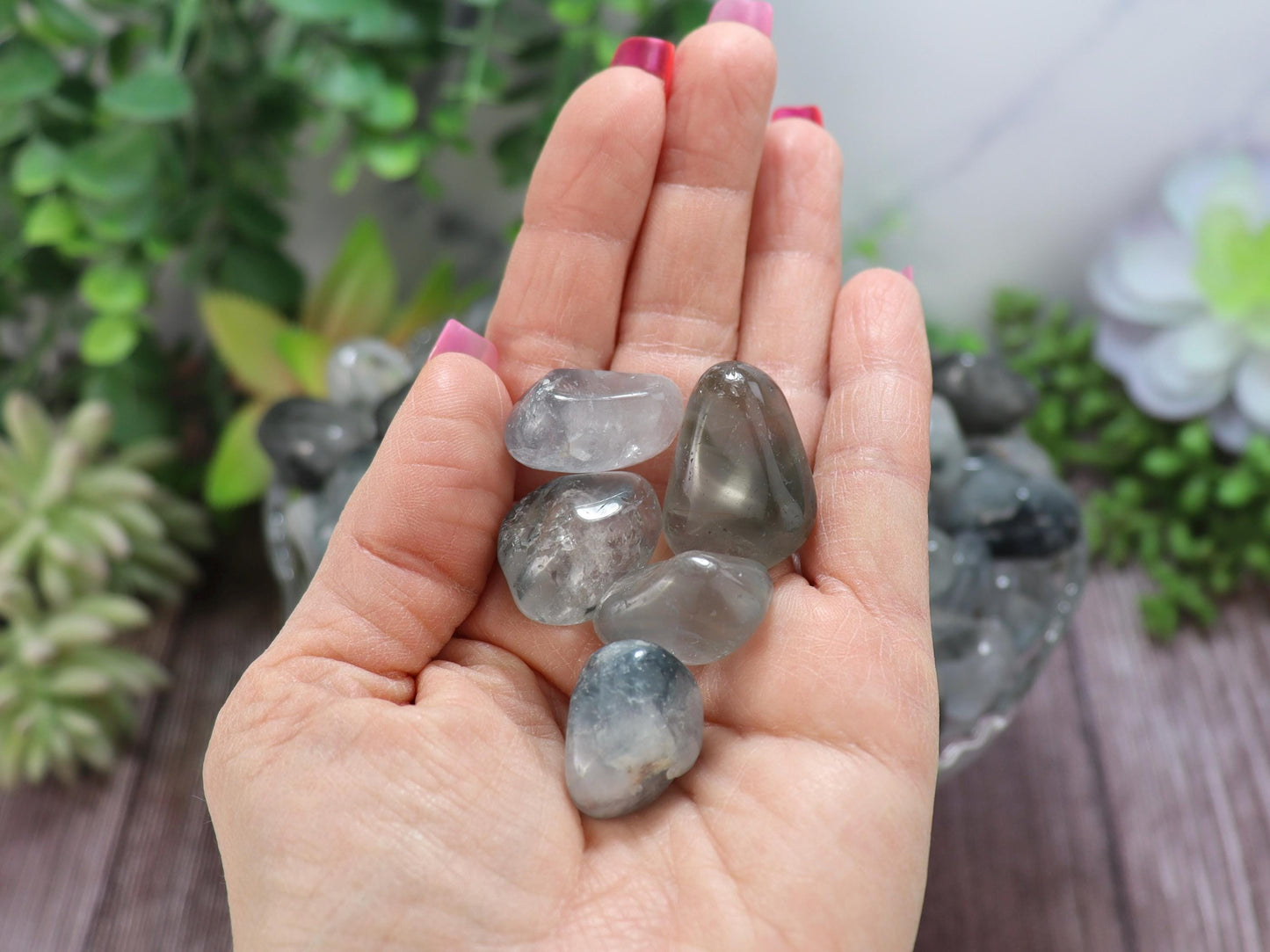 Blue Tara Nightshade Quartz Tumbled Stones
