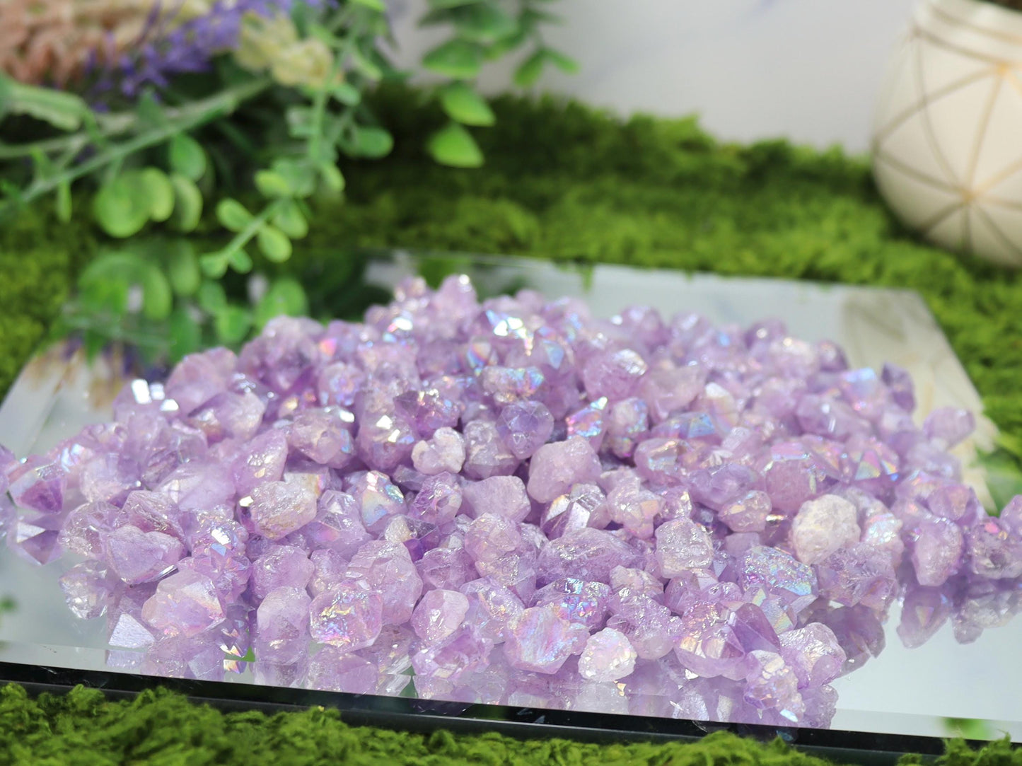 Raw Rough Aura Amethyst Pieces - 1 oz. - 2 oz. - 4 oz.