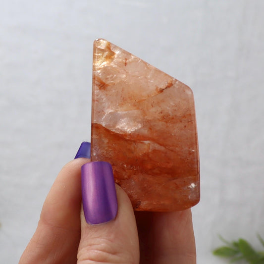 Fire Quartz Crystal Freeform - Choose Your Favorite