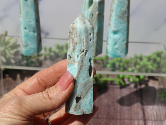 Druzy Hemimorphite Crystal Towers