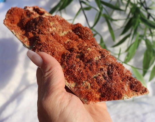 Large Red Calcite Specimen