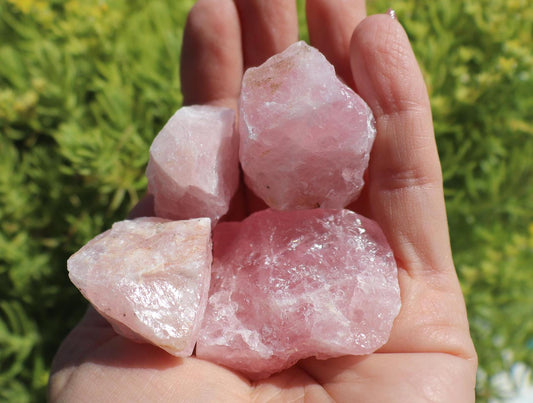 Raw Rough Rose Quartz Stones, Love Stone, Heart Chakra, Chakra Healing