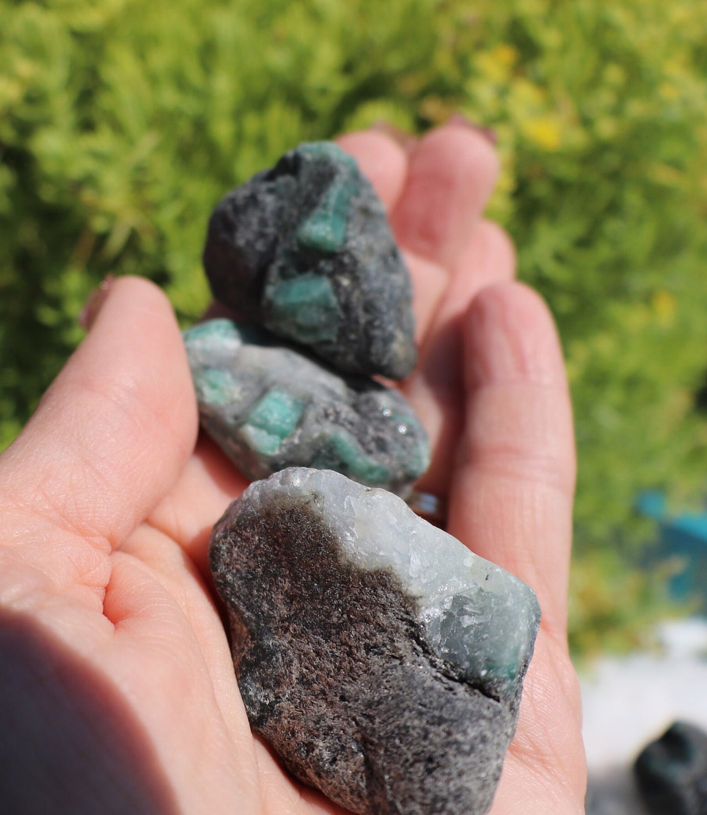 Raw Rough Emerald In Matrix