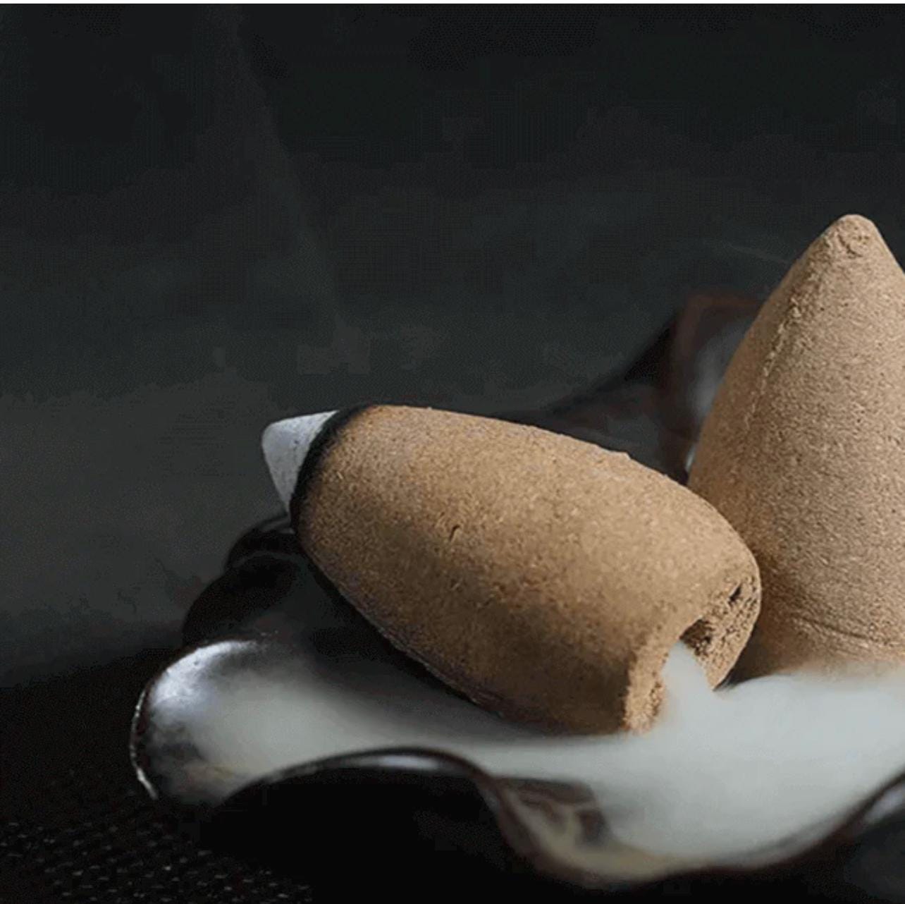 Soul Sticks Backflow Incense Cones - Sandalwood Scent 10 Cone Box