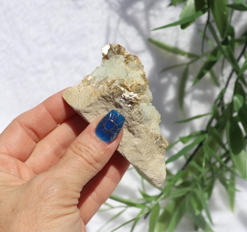 Aquamarine and Muscovite Specimen