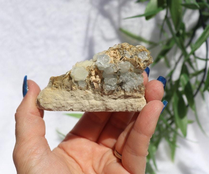 Aquamarine and Muscovite Specimen