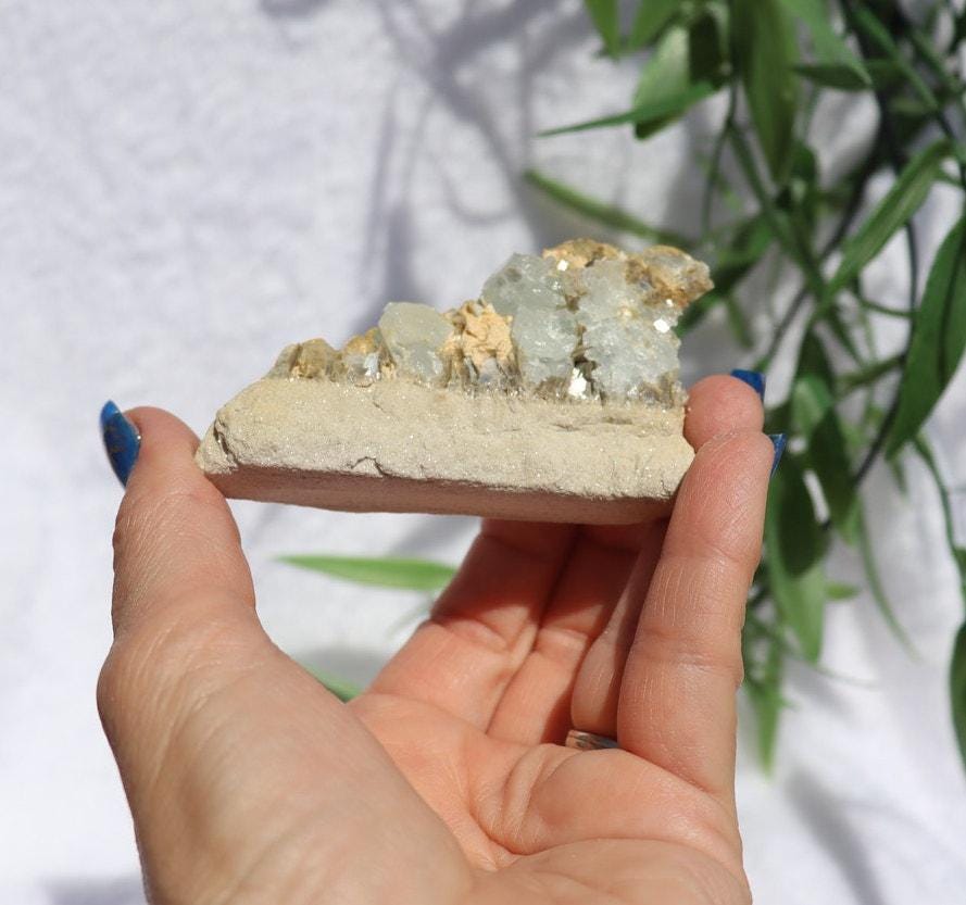 Aquamarine and Muscovite Specimen