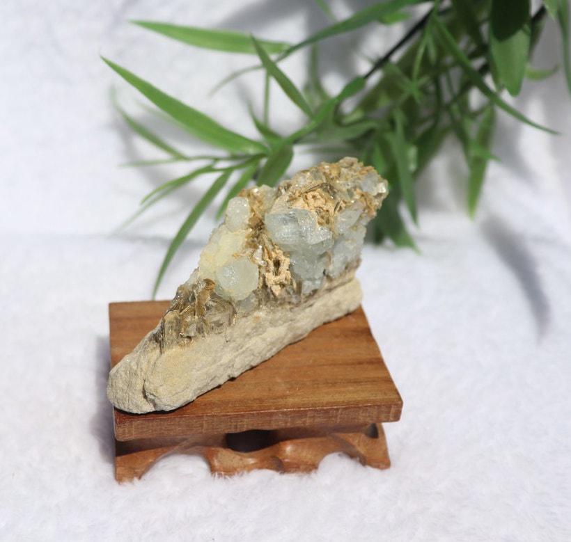 Aquamarine and Muscovite Specimen