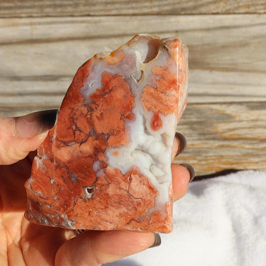 Cotton Candy Agate Free Form - Pink Agate Crystal Free Form