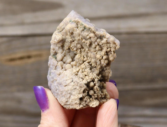 Raw Edge Grape Agate Tower