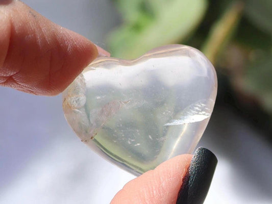 Girasol Quartz Hearts, Moon Quartz