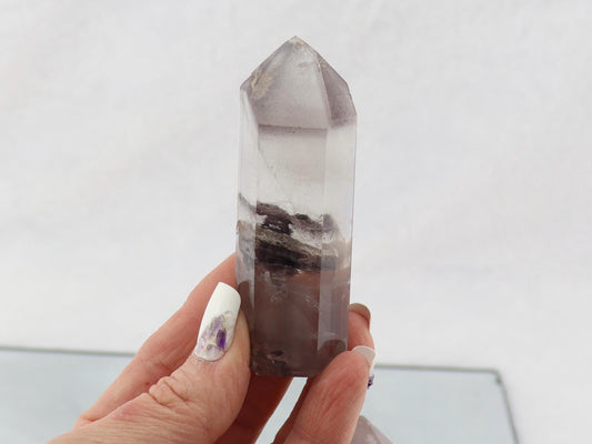 Pink Lithium Quartz Standing Points - Towers - Obelisk