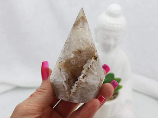 Druzy Agate Diamond Point