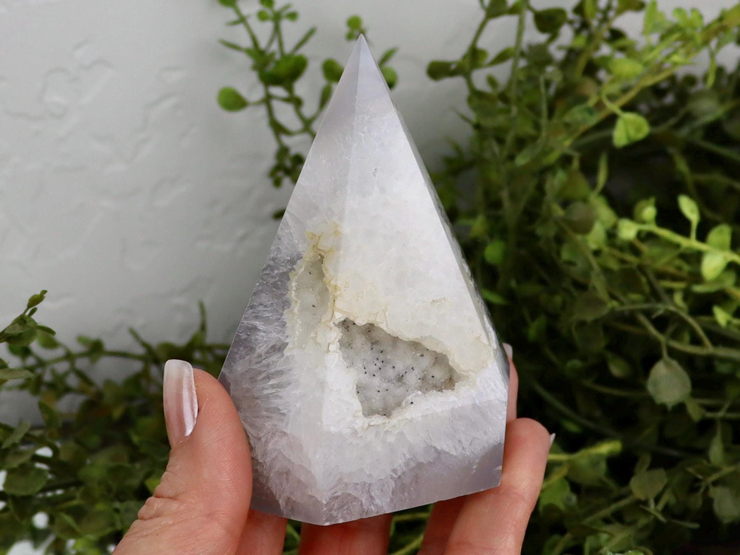 Druzy Agate Diamond Point