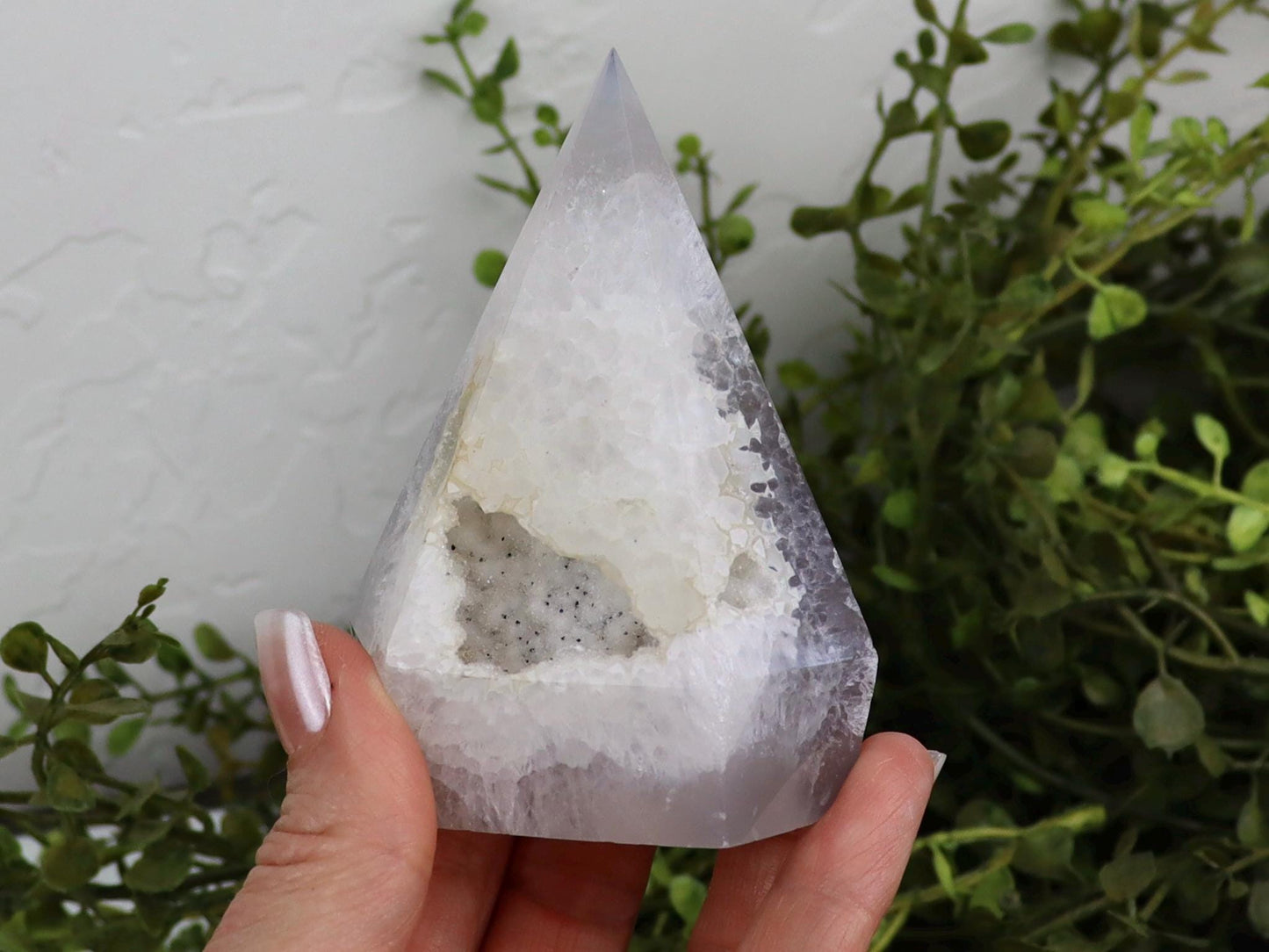Druzy Agate Diamond Point