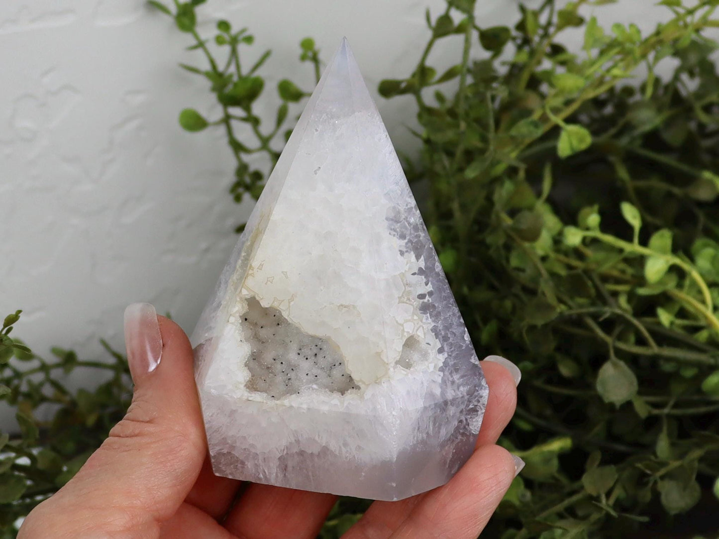 Druzy Agate Diamond Point