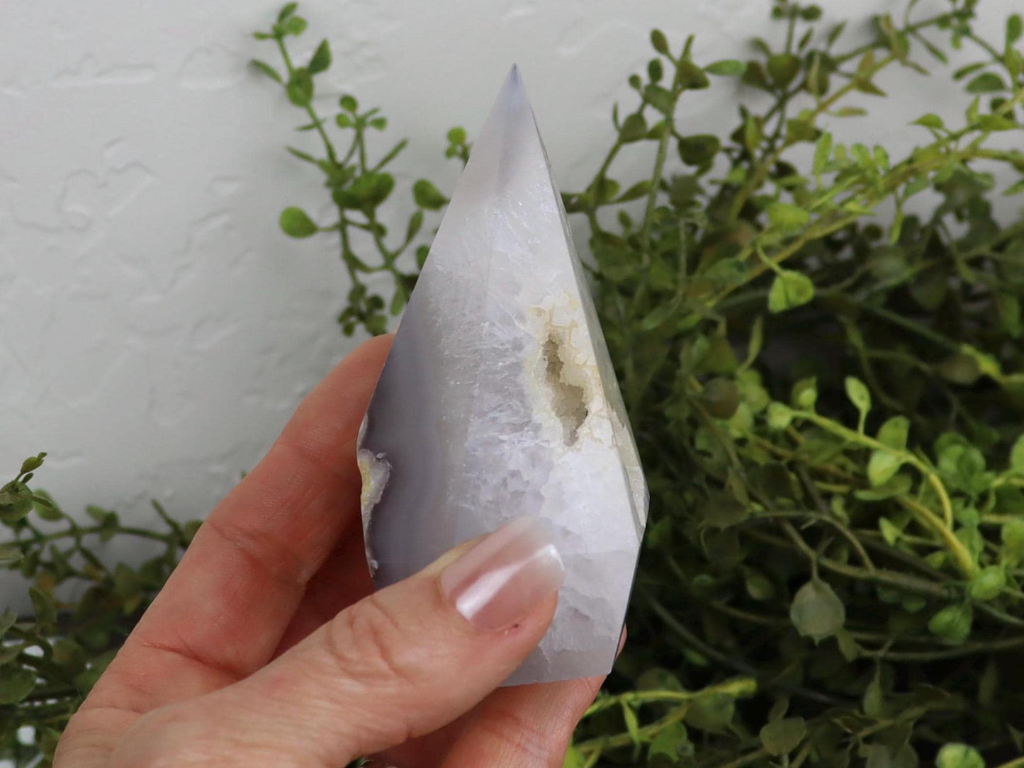 Druzy Agate Diamond Point