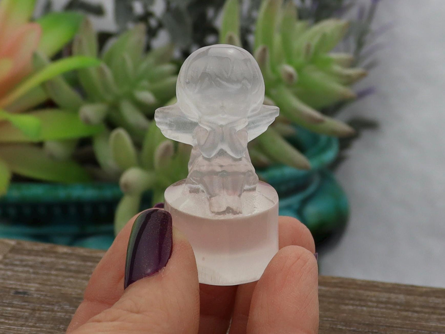 High Quality Selenite Baby Angel Carving, Selenite Crystal, Selenite Cleansing