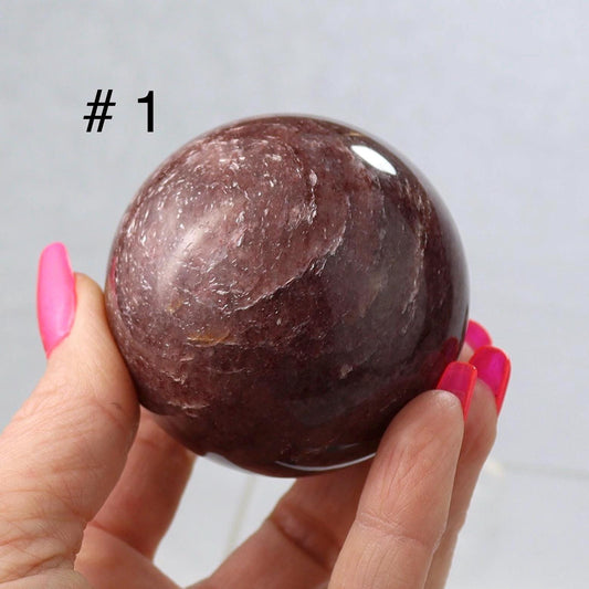 Tanzberry Quartz Spheres