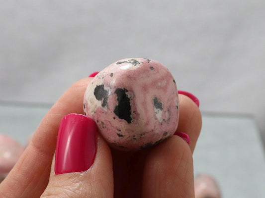 Peruvian Rhodonite Tumbled Stones
