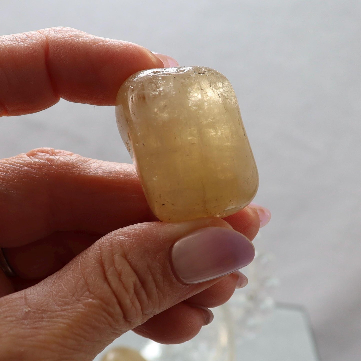 Natural Citrine Crystal Tumbles - Brazilian Citrine Tumbled Stones