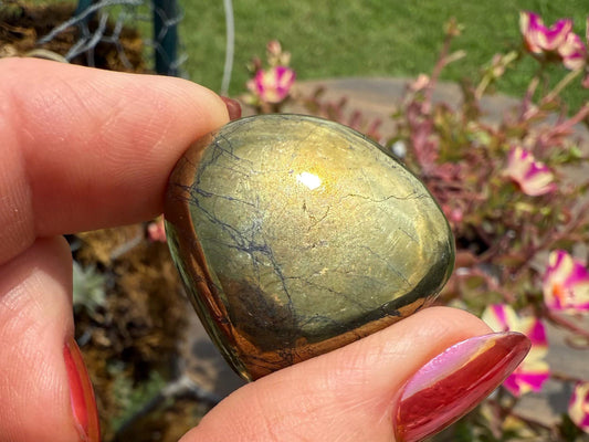 Chalcopyrite Tumbled Stones