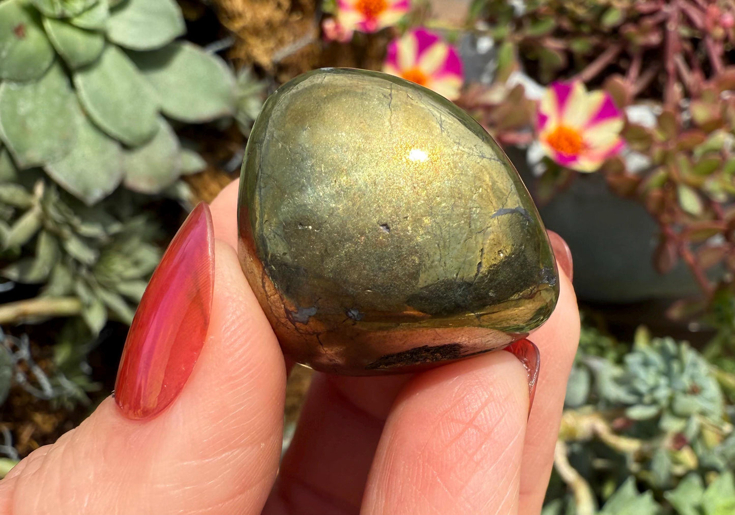 Chalcopyrite Tumbled Stones