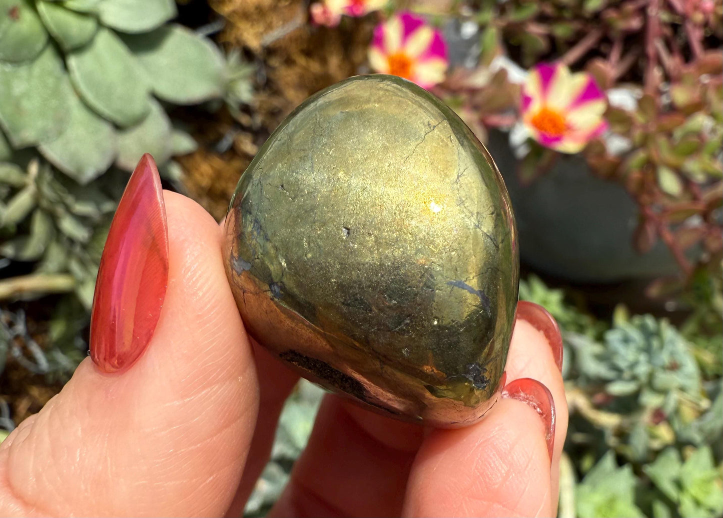 Chalcopyrite Tumbled Stones