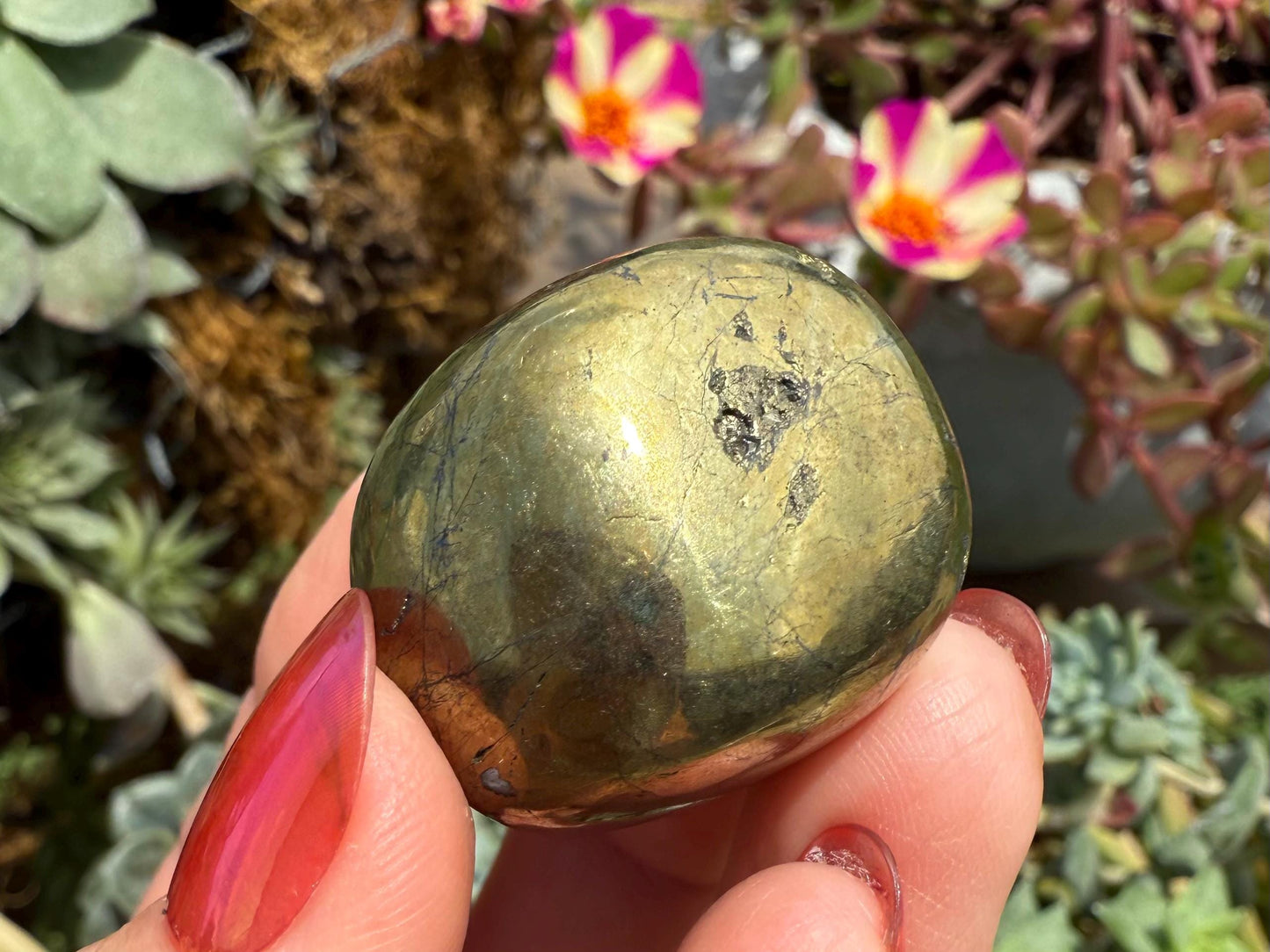 Chalcopyrite Tumbled Stones