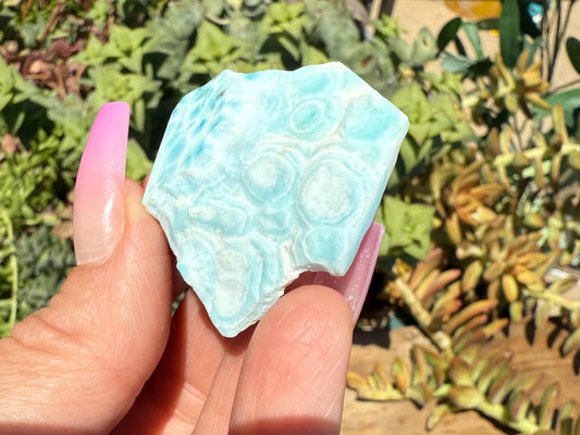 Larimar Crystal Slabs