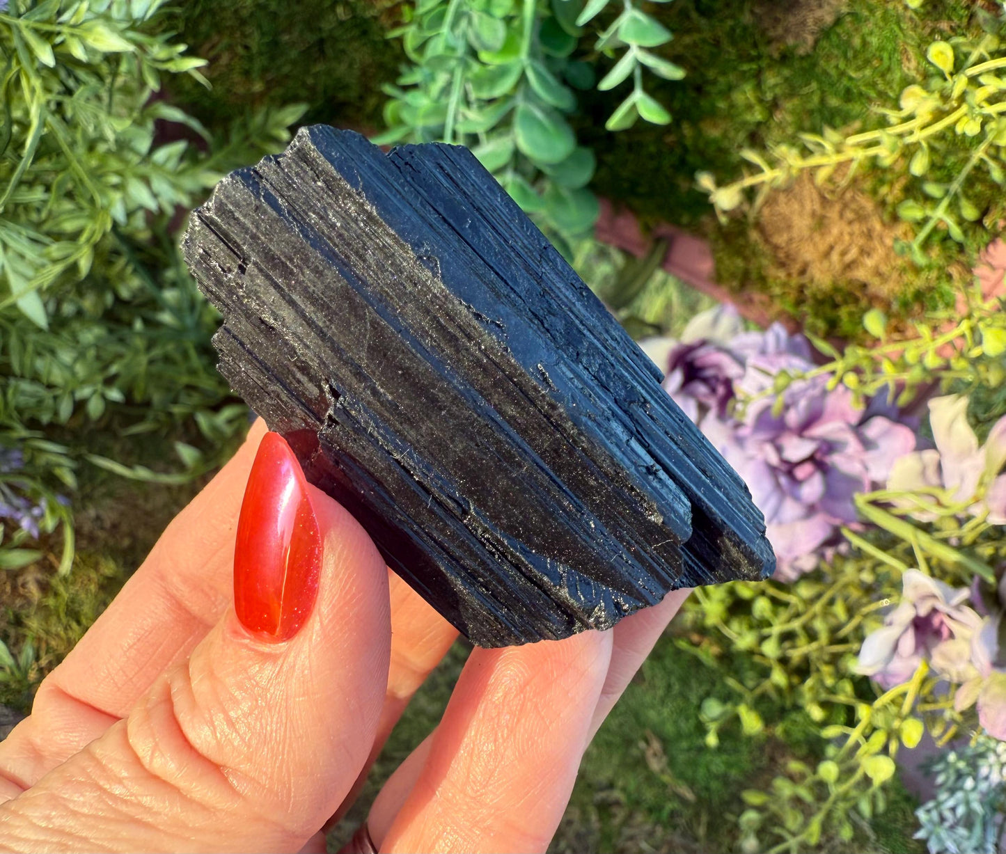 Raw Black Tourmaline Stone