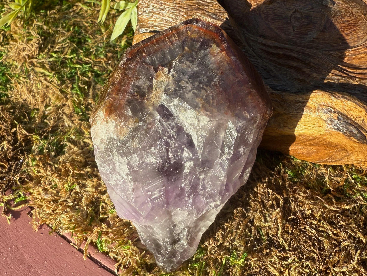Super 7 Crystal Root w/ Polished Tip