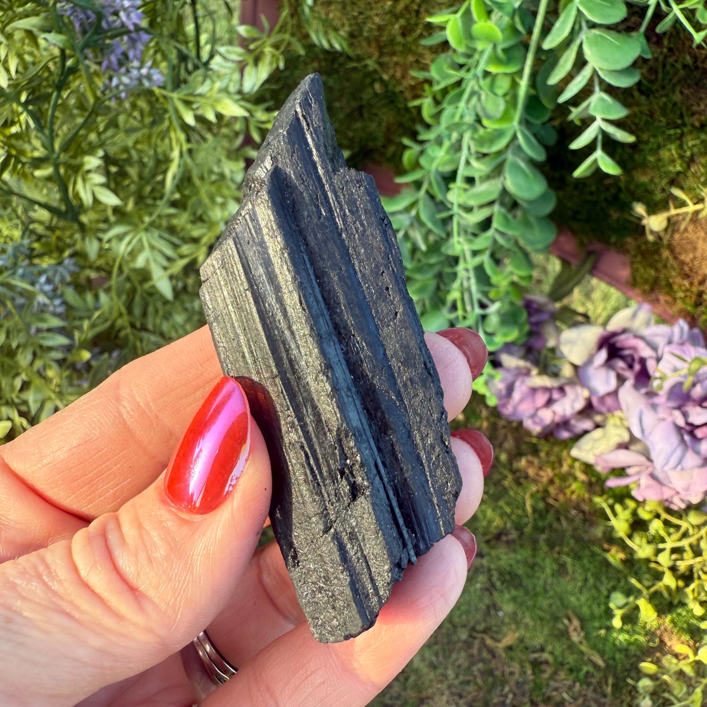 Raw Black Tourmaline Stone