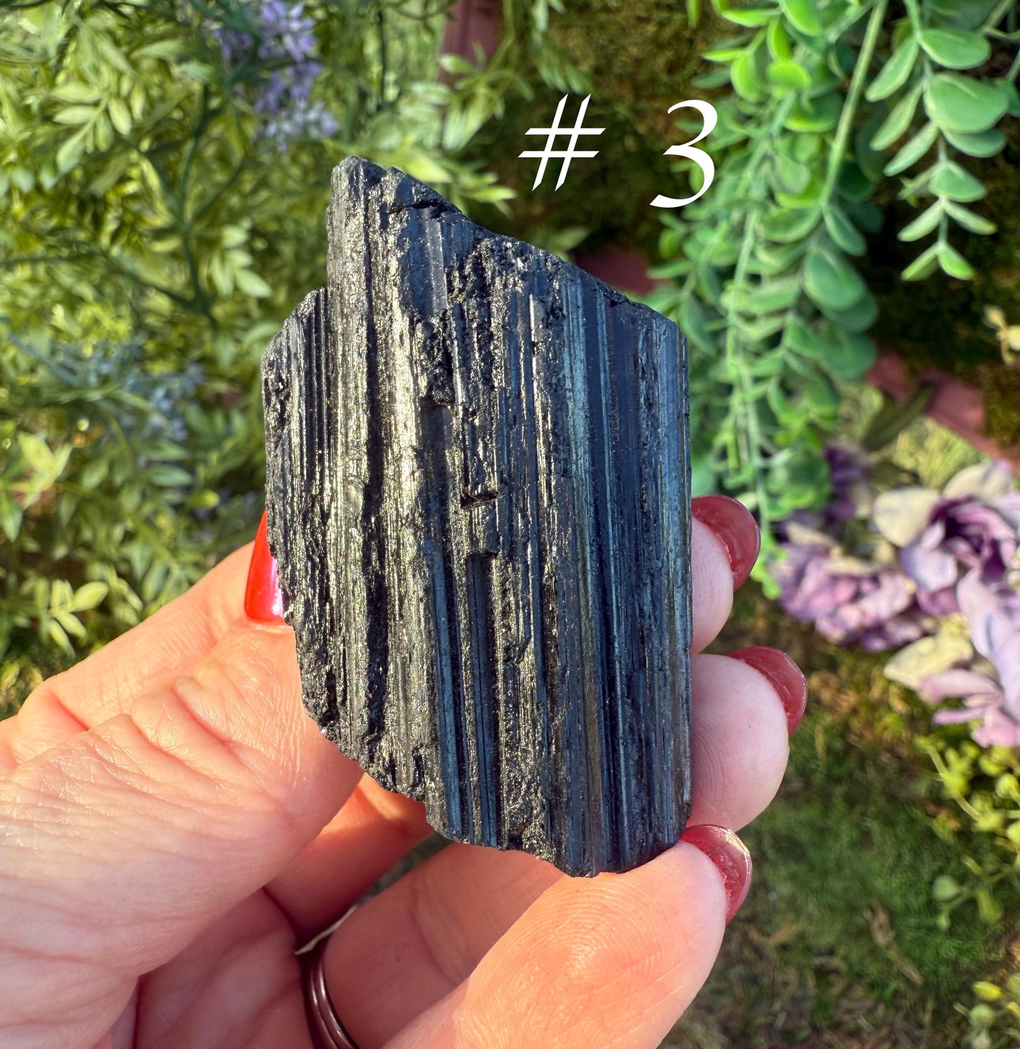 Raw Black Tourmaline Stone
