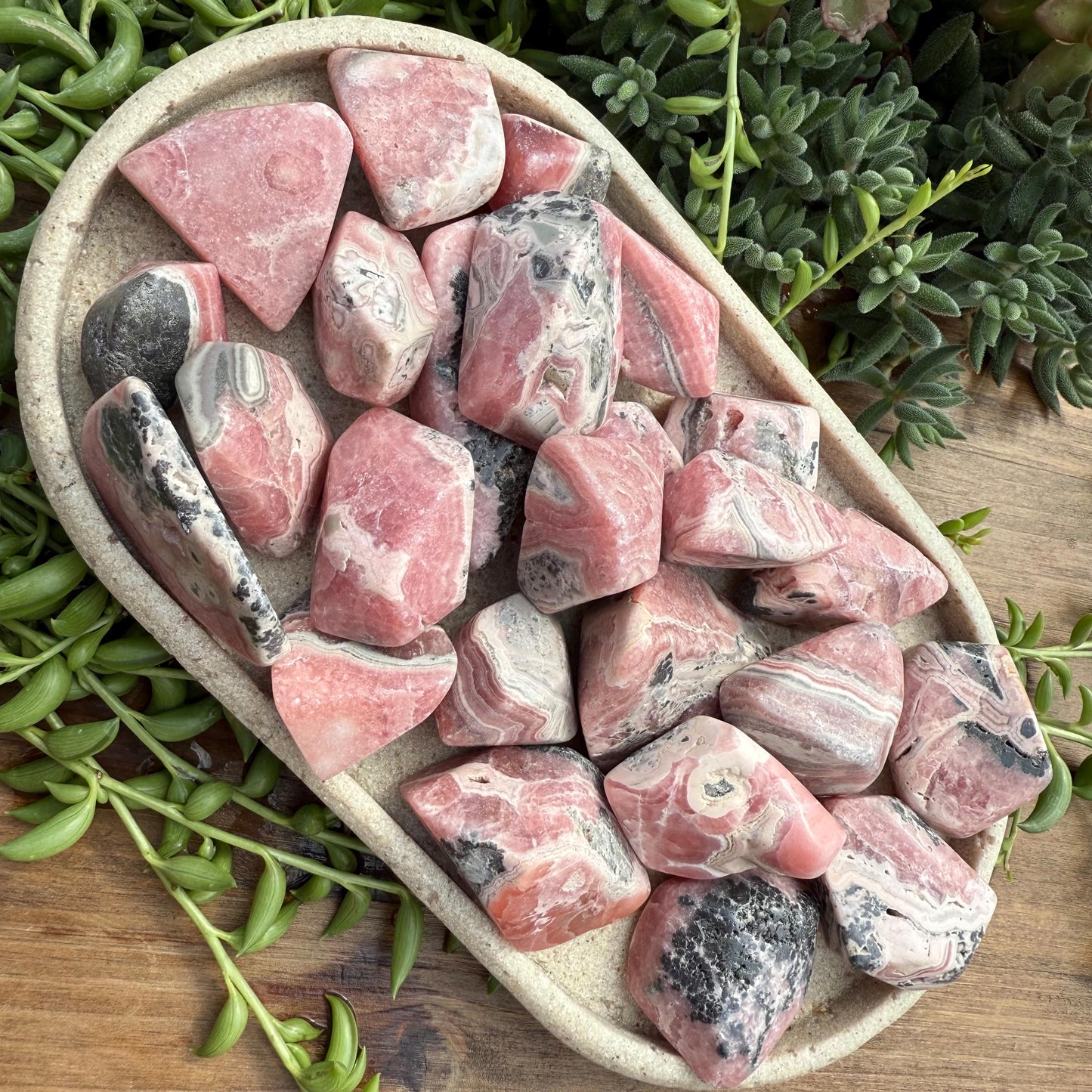 Rhodochrosite Polished Free Forms