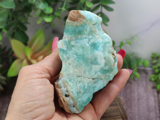 Raw Blue Aragonite Specimen