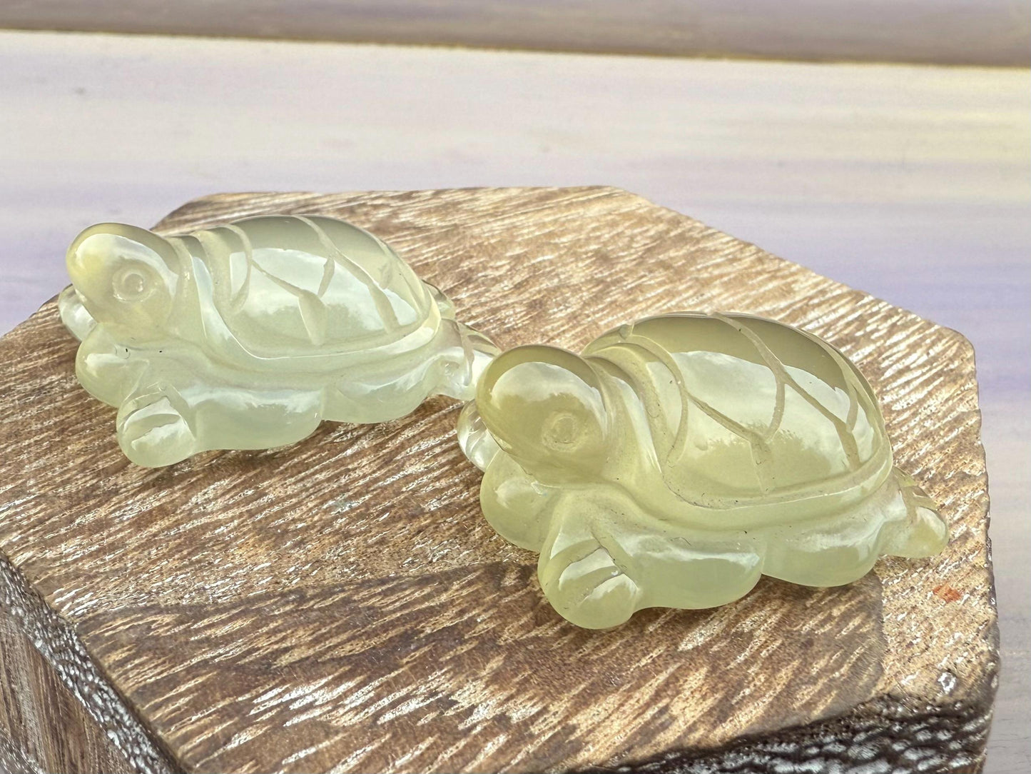 Citrine Turtle Carving