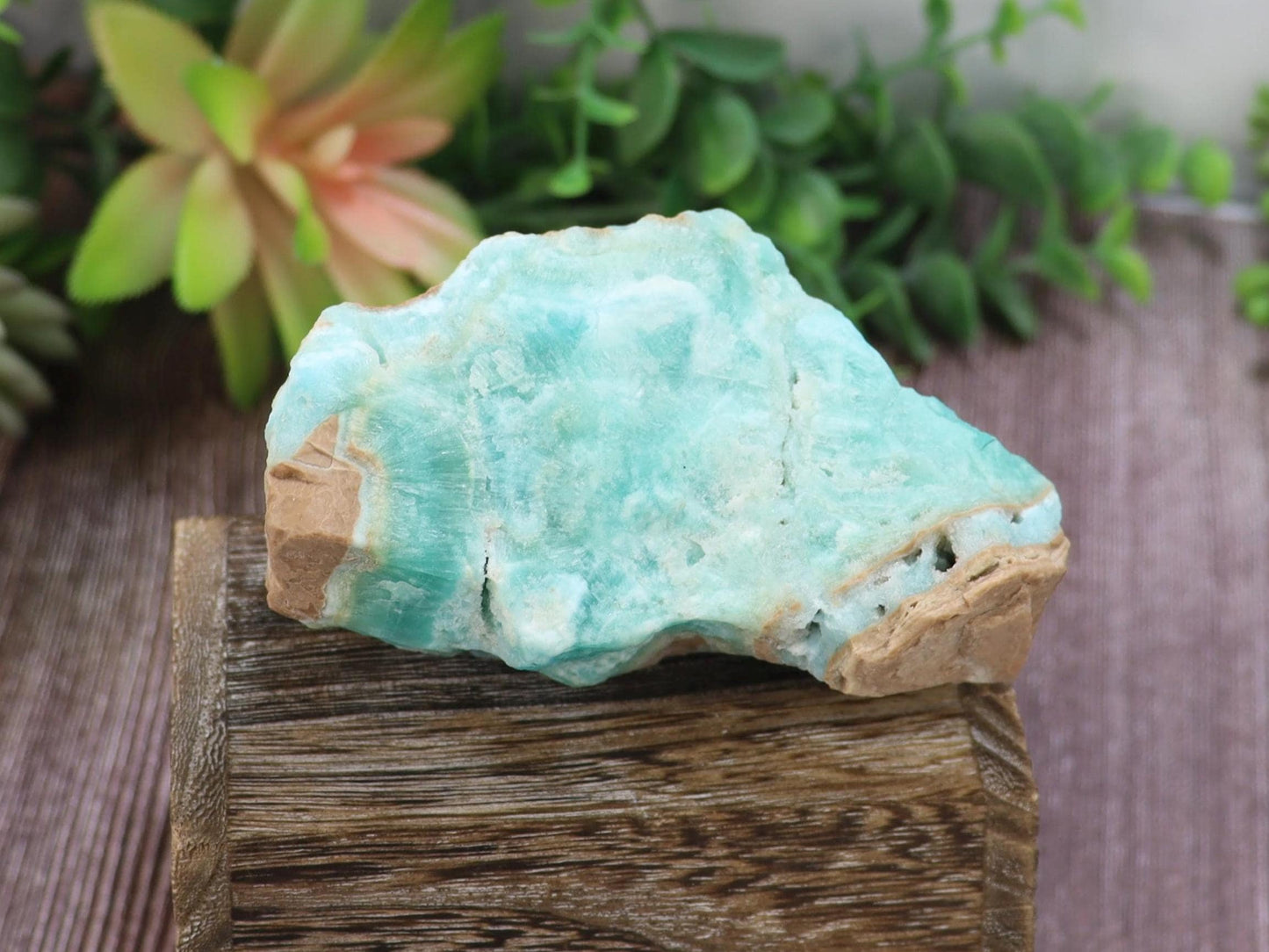 Raw Blue Aragonite Specimen