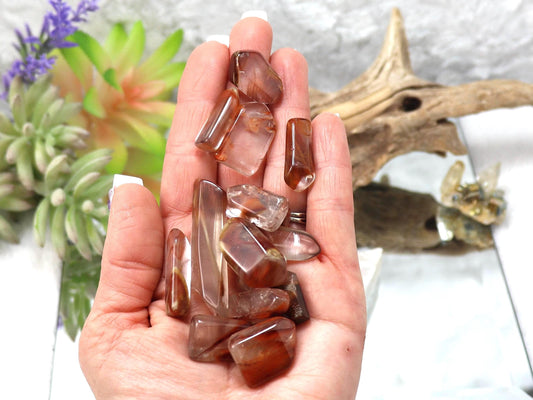 Amphibole Quartz Tumbled Stones