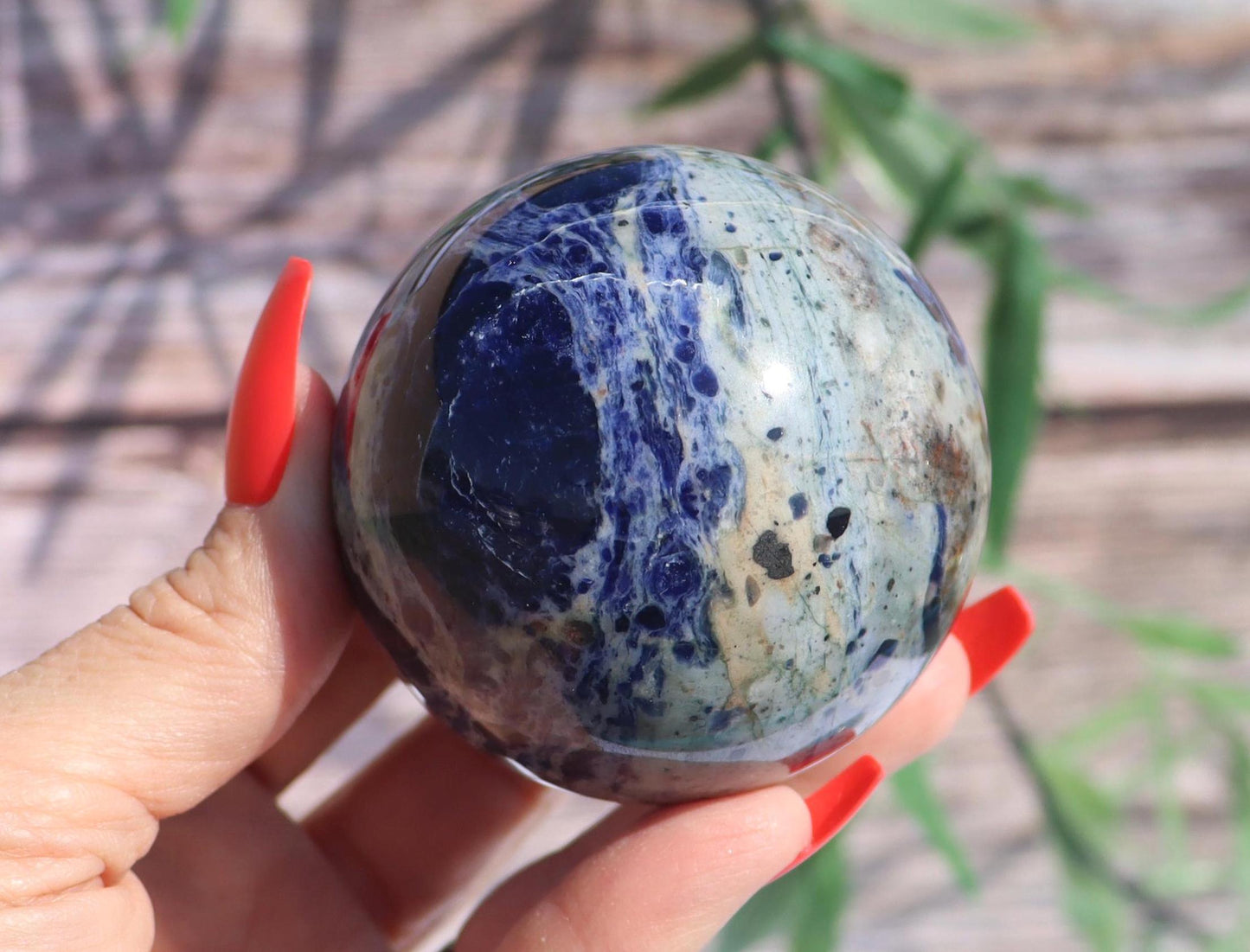 Sodalite Crystal Sphere