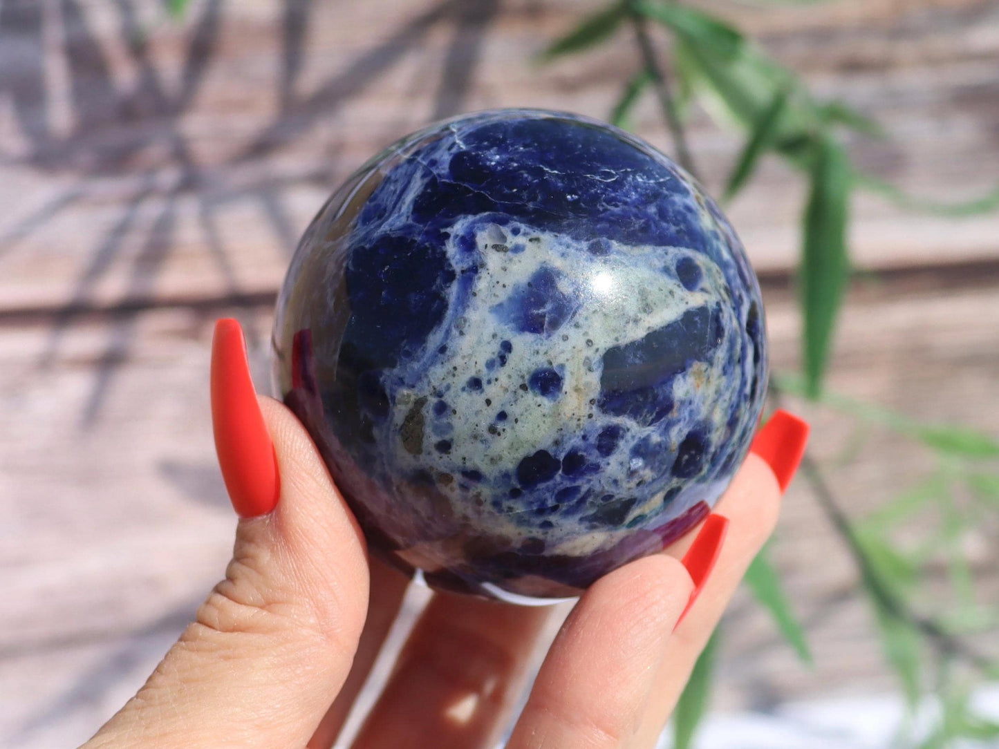 Sodalite Crystal Sphere