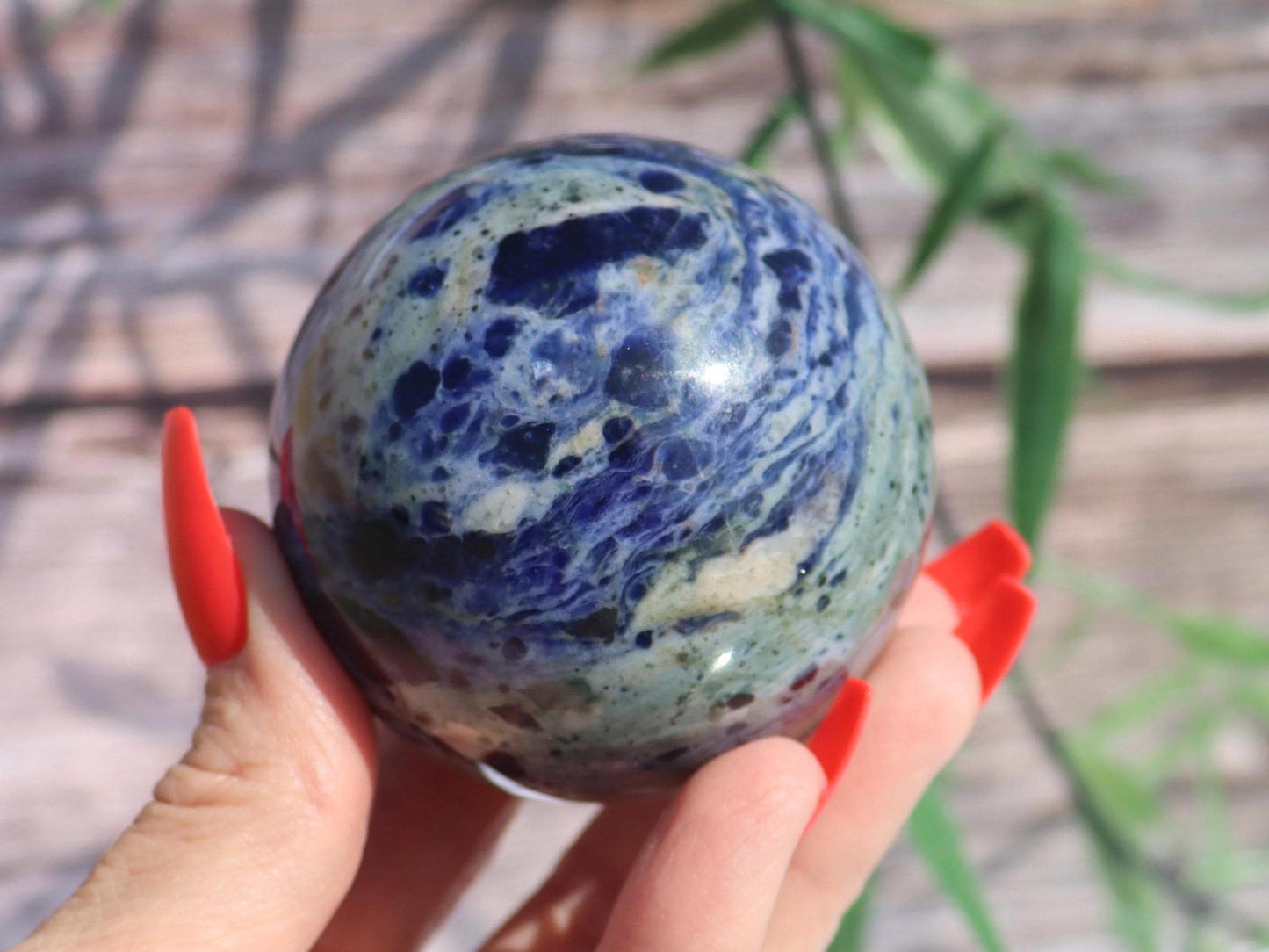 Sodalite Crystal Sphere