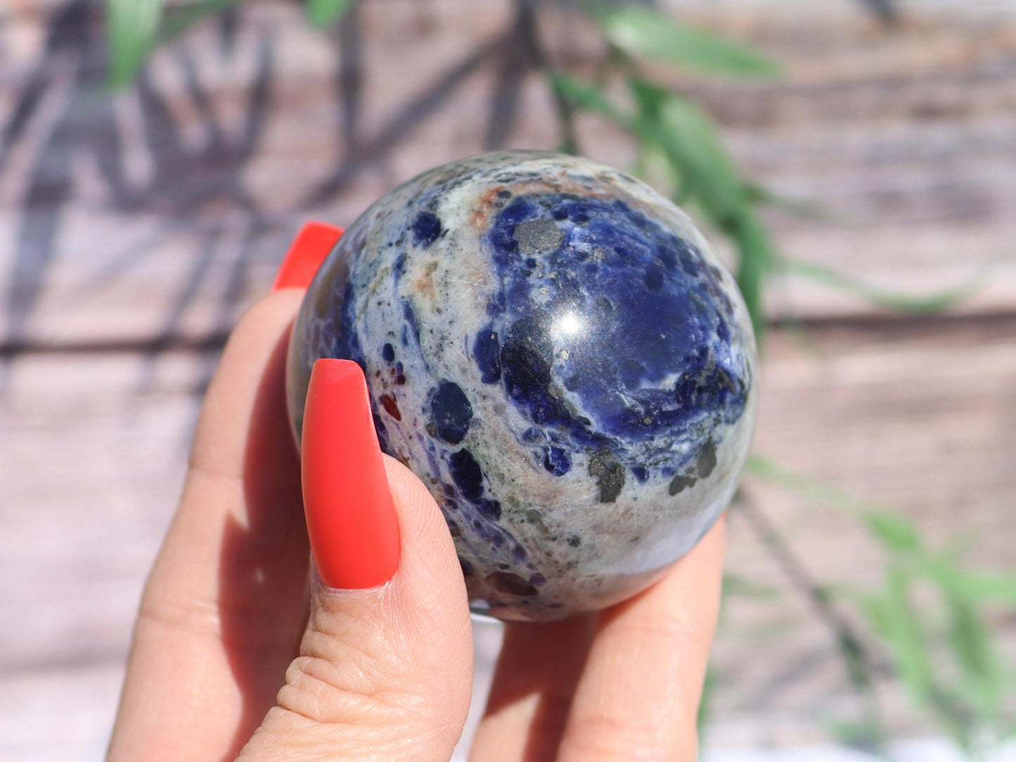 Sodalite Crystal Sphere