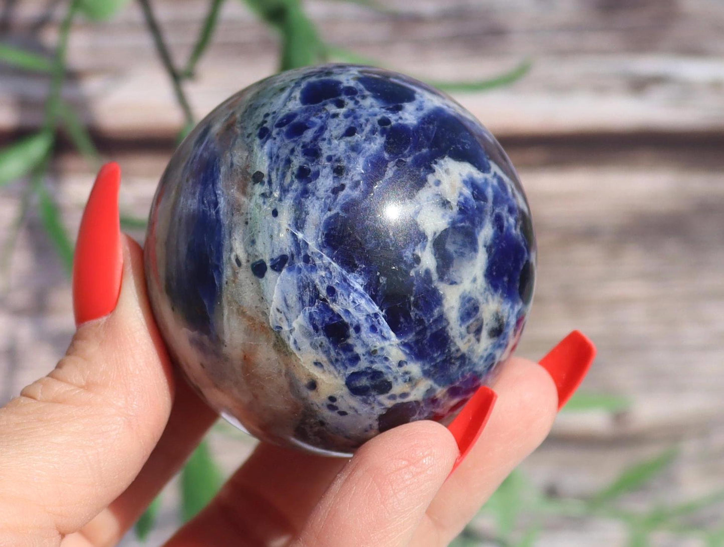 Sodalite Crystal Sphere