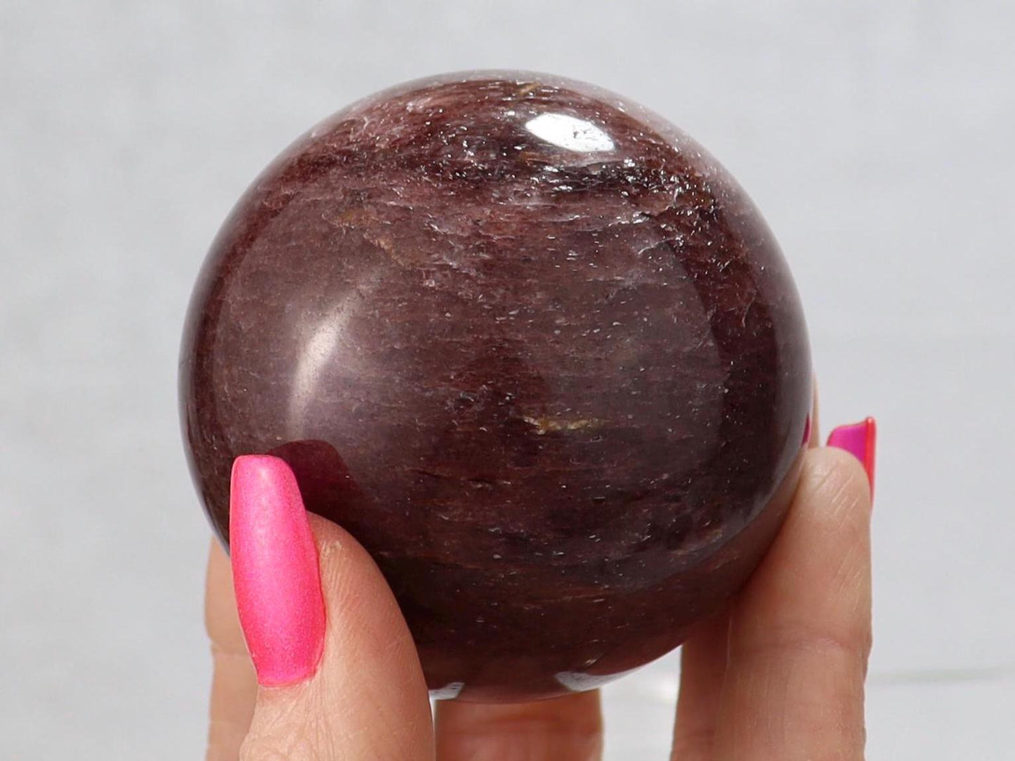 Strawberry Quartz Spheres - Crystal Ball Decor