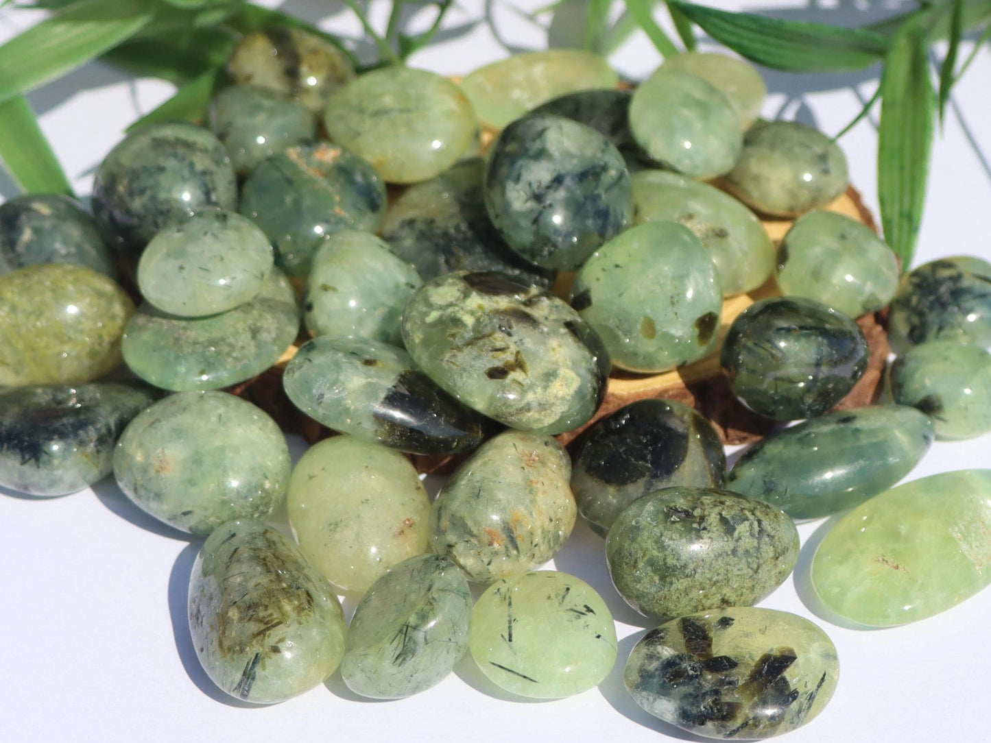 Prehnite Tumbled Stones